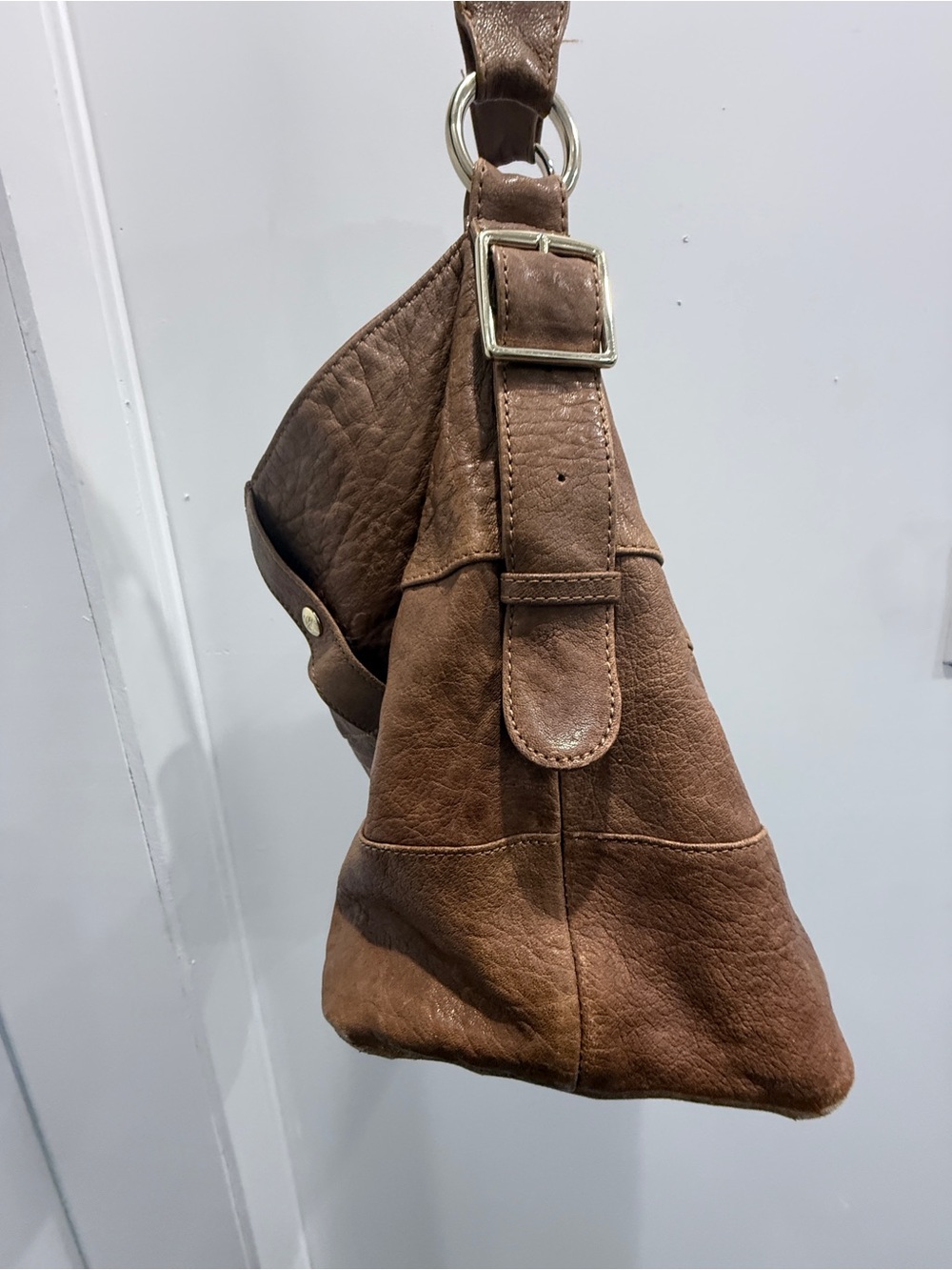 Rebecca Minkoff Brown Leather Hobo Shoulder Bag - Picture 4 of 14